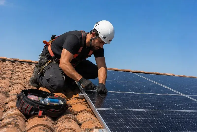 Maintenance et monitoring de panneaux solaires à Loubillé