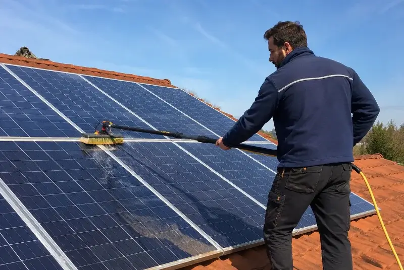 Nettoyage et entretien de panneaux solaires à Loubillé